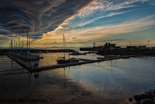 Canada - Donkere wolken boven Riviere-du-Loup