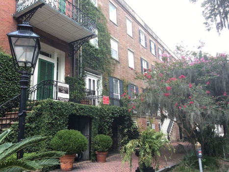 Verenigde Staten - Typical Savannah Georgia street