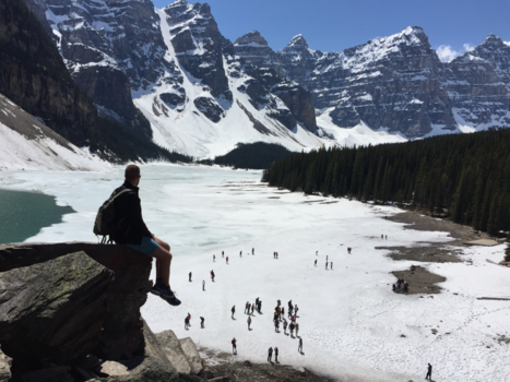Canada - Me, myself and my ants @ Moraine Lake, Alberta, Canada