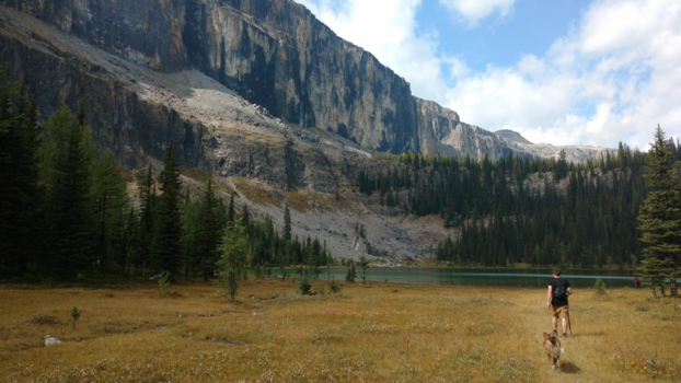Canada - backpacking with Lassie