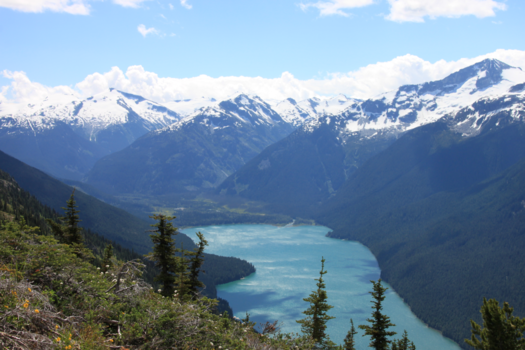 Whistler Mountain - Wat een uitzicht, Cheakamus Lake, Whistler Canada