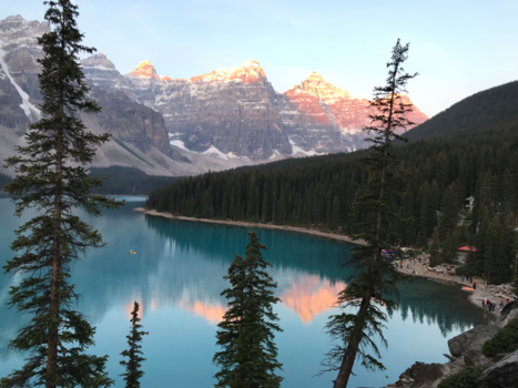 Rondreis Canadese Rockies - De ochtend zon