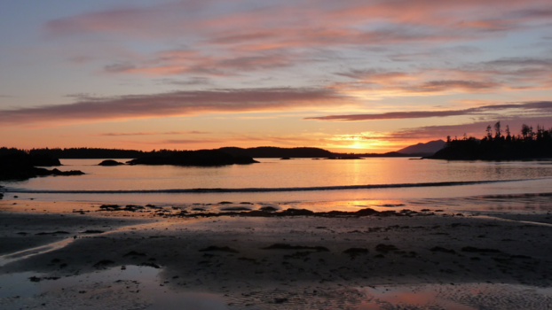 Vancouver Island - Dreaming at a breath taking sunset