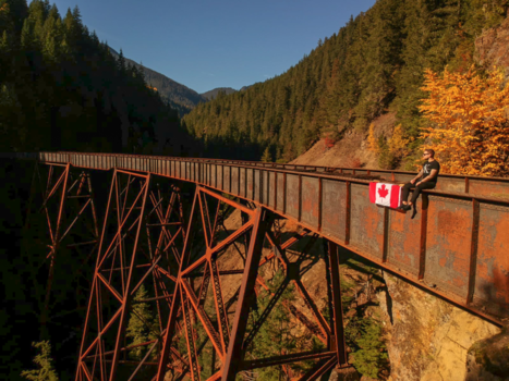 Canada - Ledner Creek Trestle what a view/what a height 🤪