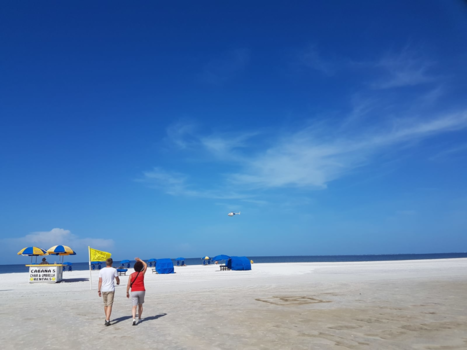 Canada - Beachwalk at Bearfoot beach Florida with my son