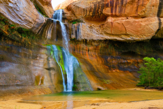 Verenigde Staten - Lower Calf Creek falls (Utah)