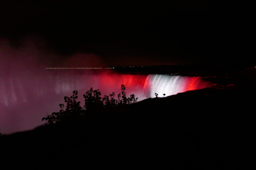 Niagara Falls - Niagara in Red