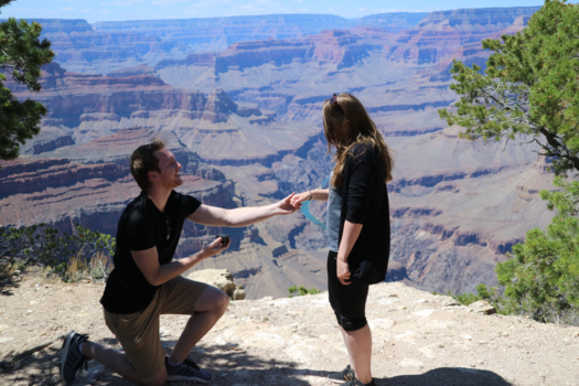 Grand Canyon - Aanzoek (met de zelfontspanner)