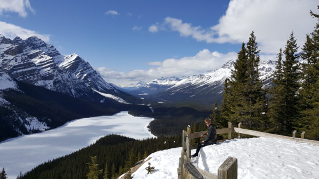 Lake Peyto - Mooiste uitzichtpunt ooit, met de allerliefste reisgenoten 💞