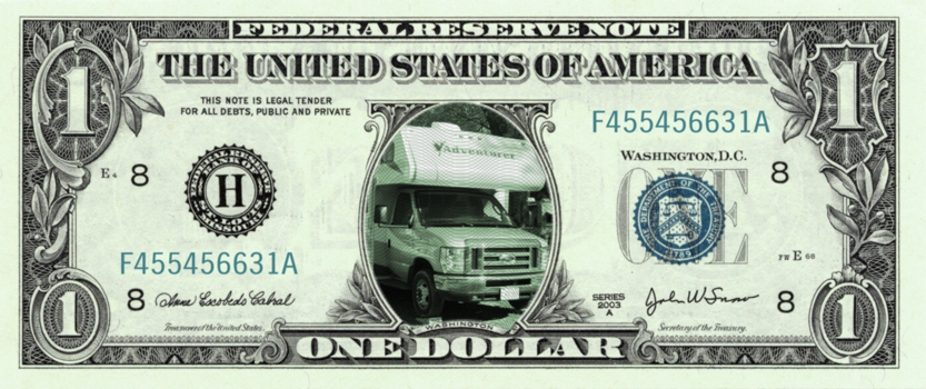 Niagara Falls - Nieuw 1 dollar biljet ?