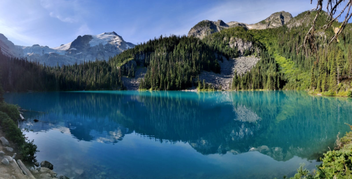 Rondreis West-Canada - Romantische ochtend hike naar de prachtige Joffre Lakes