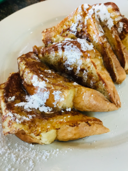 Verenigde Staten - Breakfast in America..french toast met maple syrup
