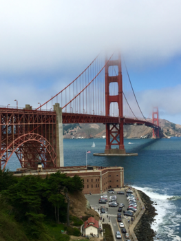 Verenigde Staten - Golden Gate Bridge in the mist