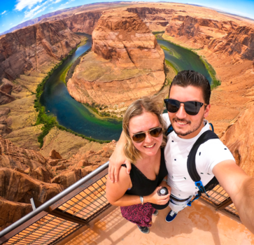 Verenigde Staten - Horseshoe selfie!