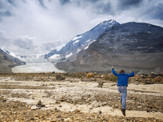 Canada - Hiken bij Athabasca Glacier