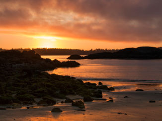 Canada - zonsondergang Crystal Cove