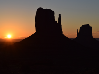 Verenigde Staten - Monument Valley by night