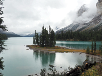Riksja Canada - Spirit Island bij Maligne Lake