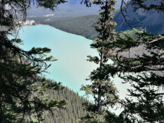 Lake Louise - Lake Louise vanaf de hike route