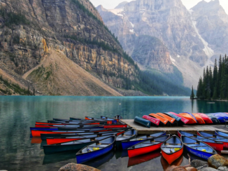 Rondreis West-Canada - Kano's bij Morraine lake