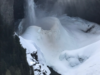 Rondreis West-Canada - Bevroren waterval