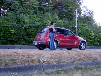 Canada - Wachten voor de veerboot