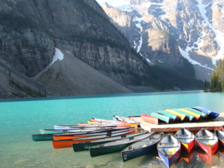 Jasper National Park - Lake moraine